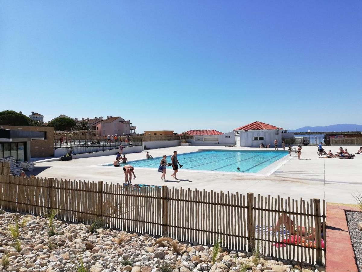 Appartement Tout Confort A Cap Coudalere Avec Vue Magnifique Sur Le Canigou Au Bord Du Lac - Check In Automatise - Parking Gratuit - Aire De Jeux D'Enfants - Le Barcares Luaran gambar